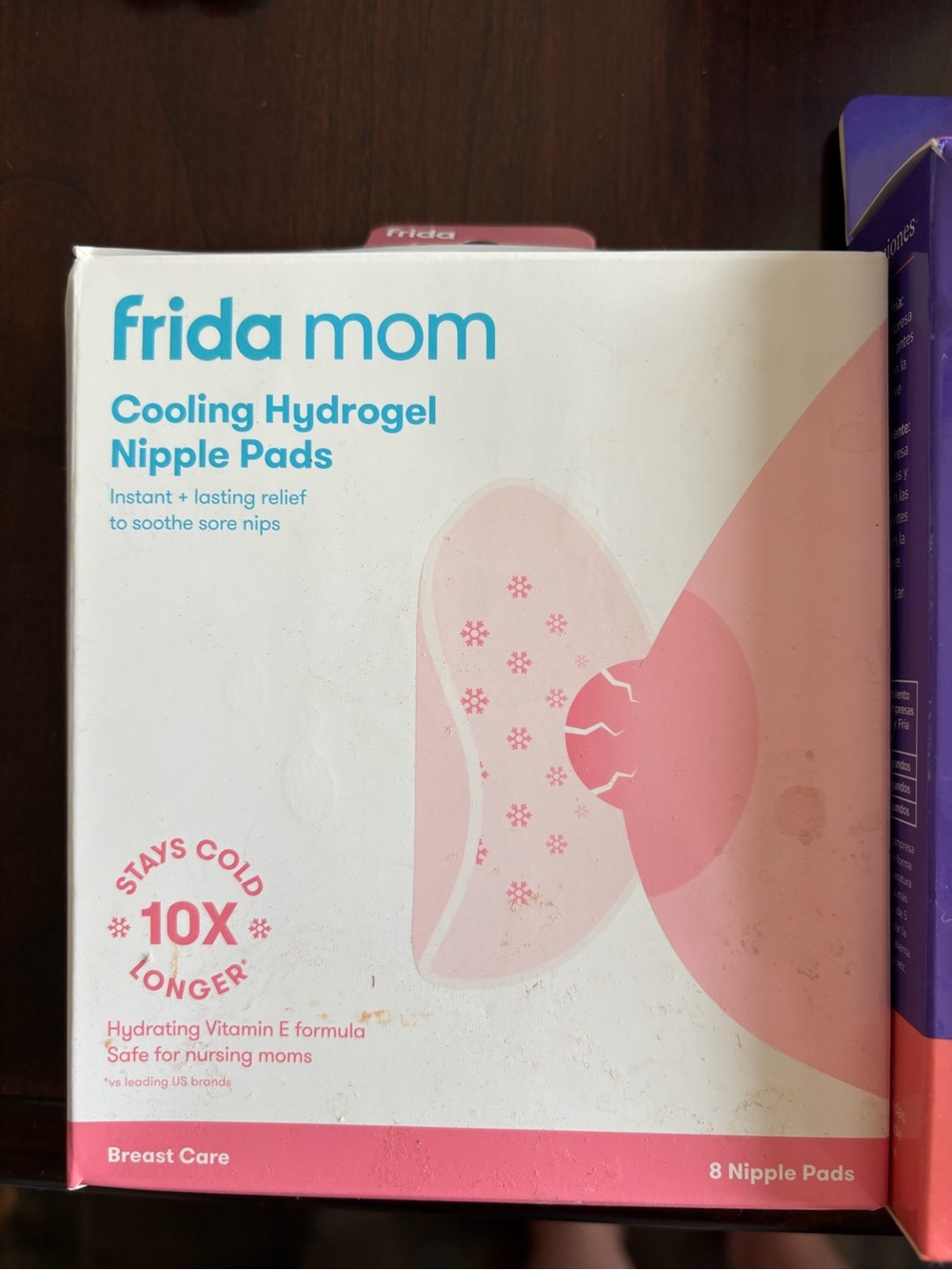 frida mom Cooling Hydrogel Nipple Pads - Pink